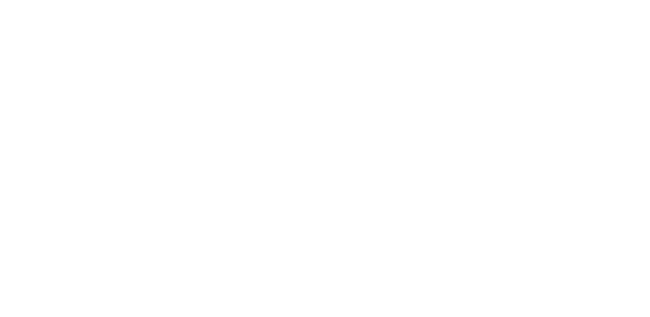Nova Cor Estamparia Logótipo no Rodapé